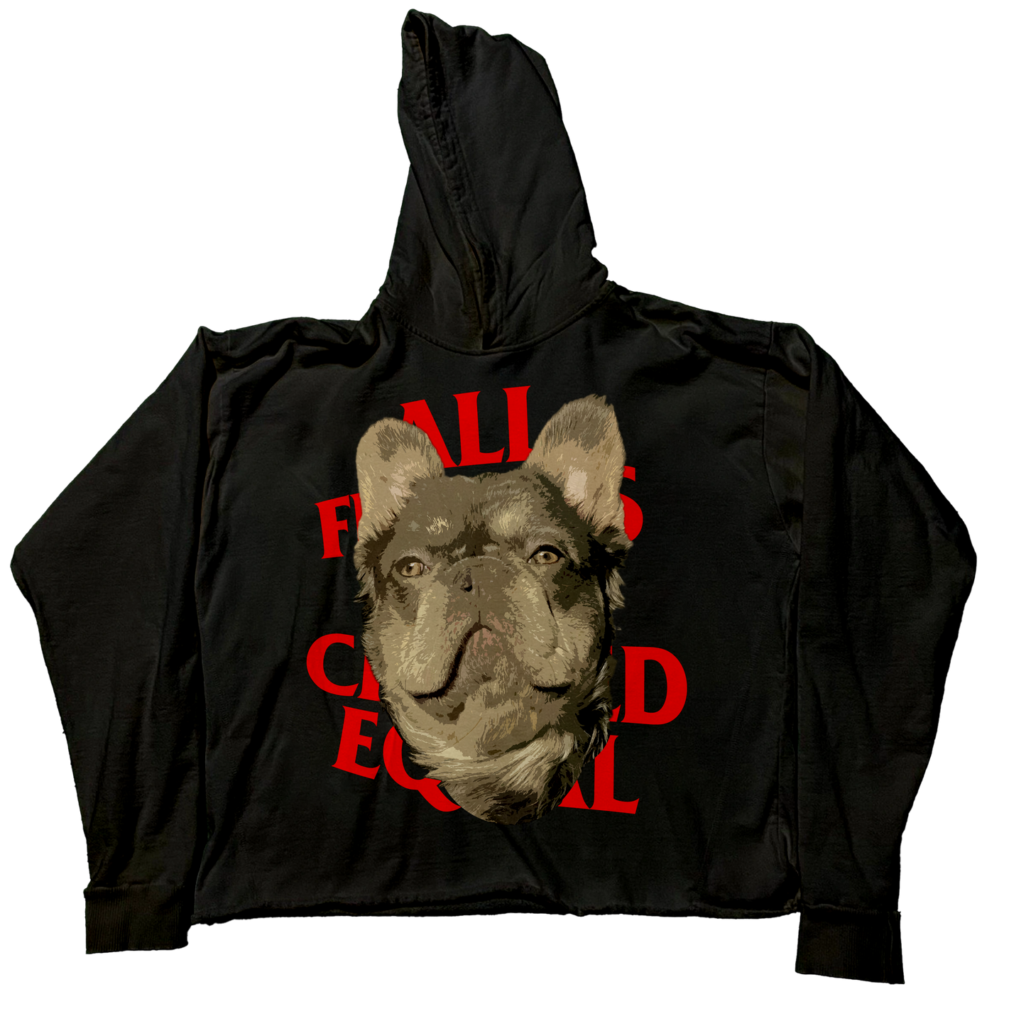 (All Fluffy Not Created Equal ) Short Cut hoodie