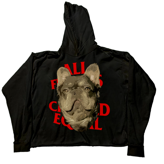 (All Fluffy Not Created Equal ) Short Cut hoodie